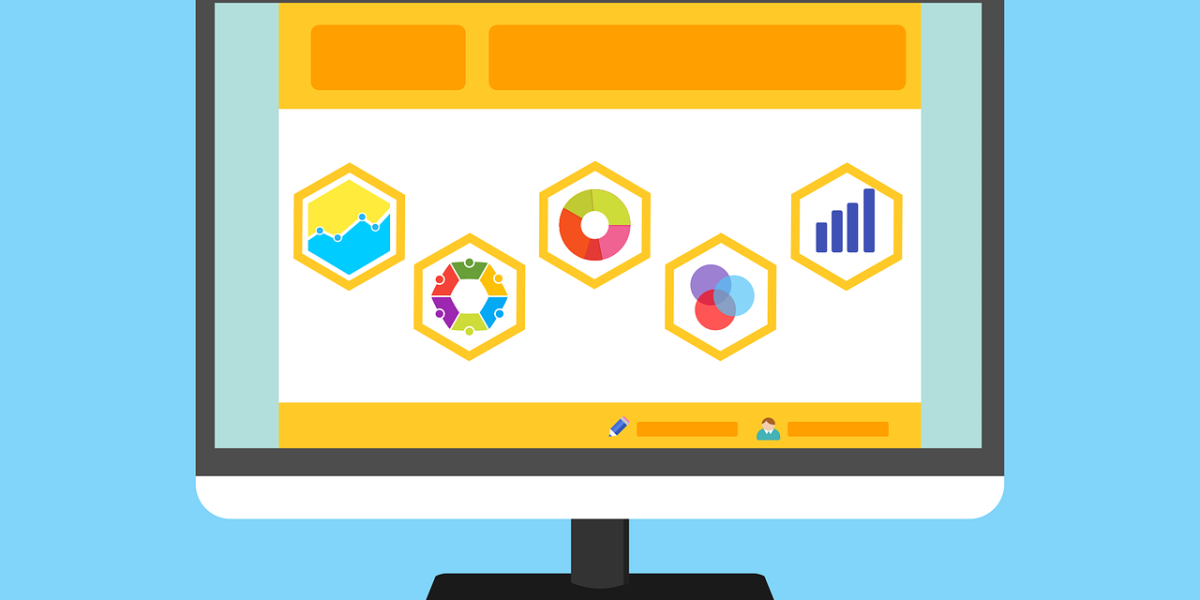 data visualization Free statistic survey website vector